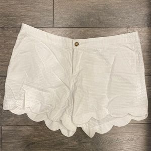 Lilly Pulitzer, White, Buttercup Short, Size 14